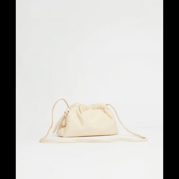 Mansur Gavriel Mini Cloud Clutch Puff in Cream/Whit - Picture 5 of 10